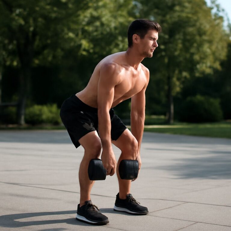 Romanian deadlift and dumbbell deadlift in action