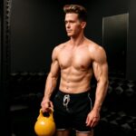 kettlebell workout program with kettlebell lunge and sandbag kettlebell