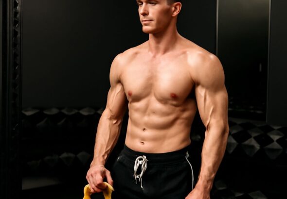 kettlebell workout program with kettlebell lunge and sandbag kettlebell