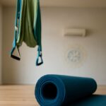 Explore yoga trapeze and trapeze yoga with aspects of deity yoga and yoga tease