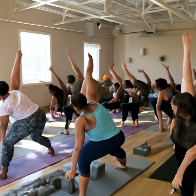 black girl yoga and black woman yoga community