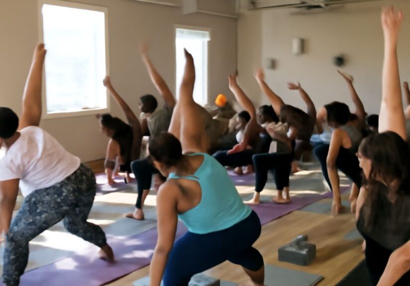 black girl yoga and black woman yoga community