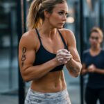 Hottest CrossFit women and girls using chalk