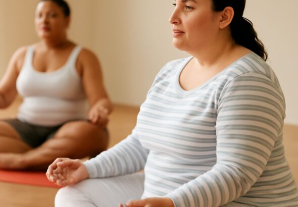 yoga for fat people practicing fat yoga
