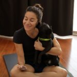 Experience doggy yoga and yoga with dogs using tips from Sienna West Yoga