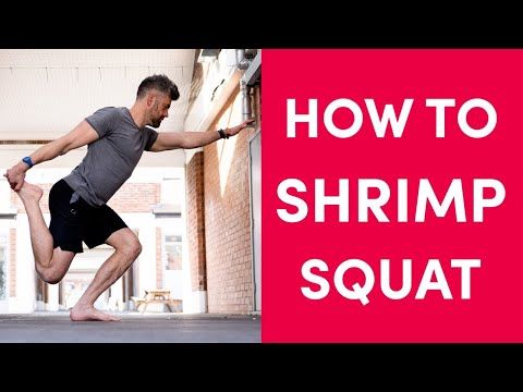Shrimp squats and narrow squats exercise