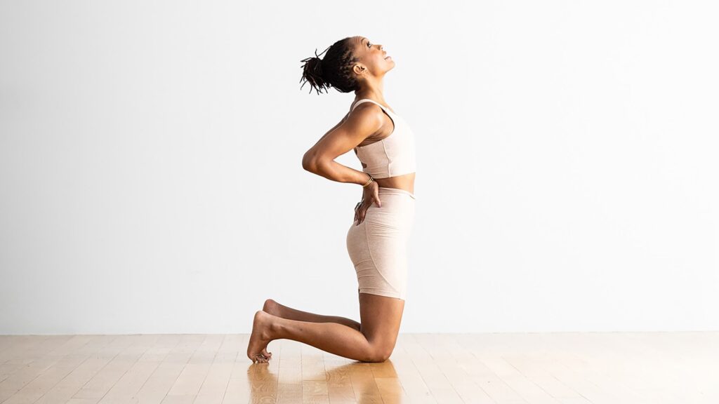 yoga camel pose and how to tighten treadmill belt techniques