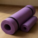 Yoga mat for carpet and vaginal barbell use