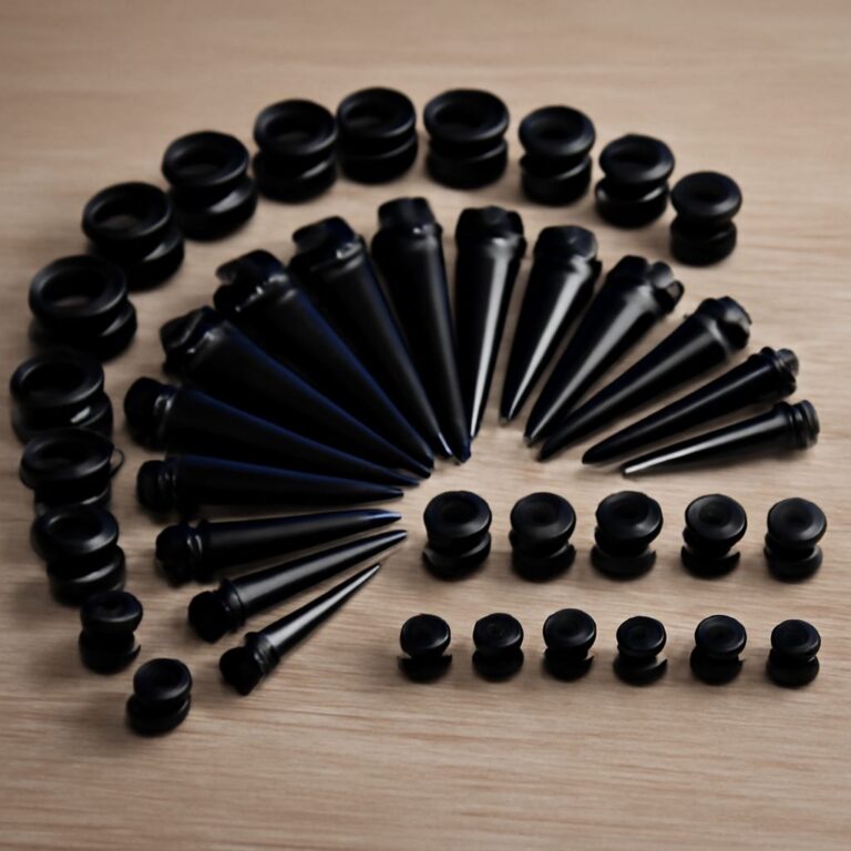 Yoga benefits with ear stretching and gauge kit