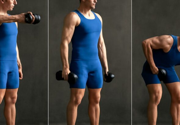 Front delt exercises and front shoulder workout