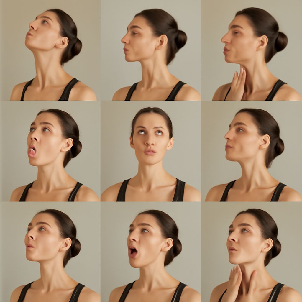 face yoga and yoga face exercises