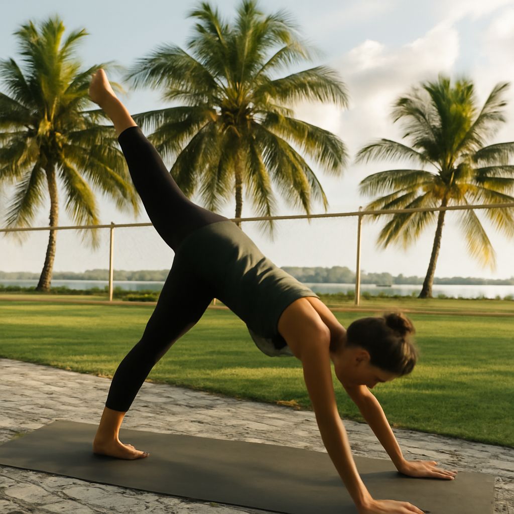 Yoga warm up and yoga warm up sequence in practice